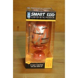 New - BePuzzled Smart Egg 2-Layer Labyrinth Puzzle - Red Dragon: Difficult